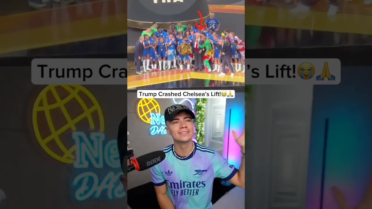 Trump Crashes Chelsea’s Celebration!